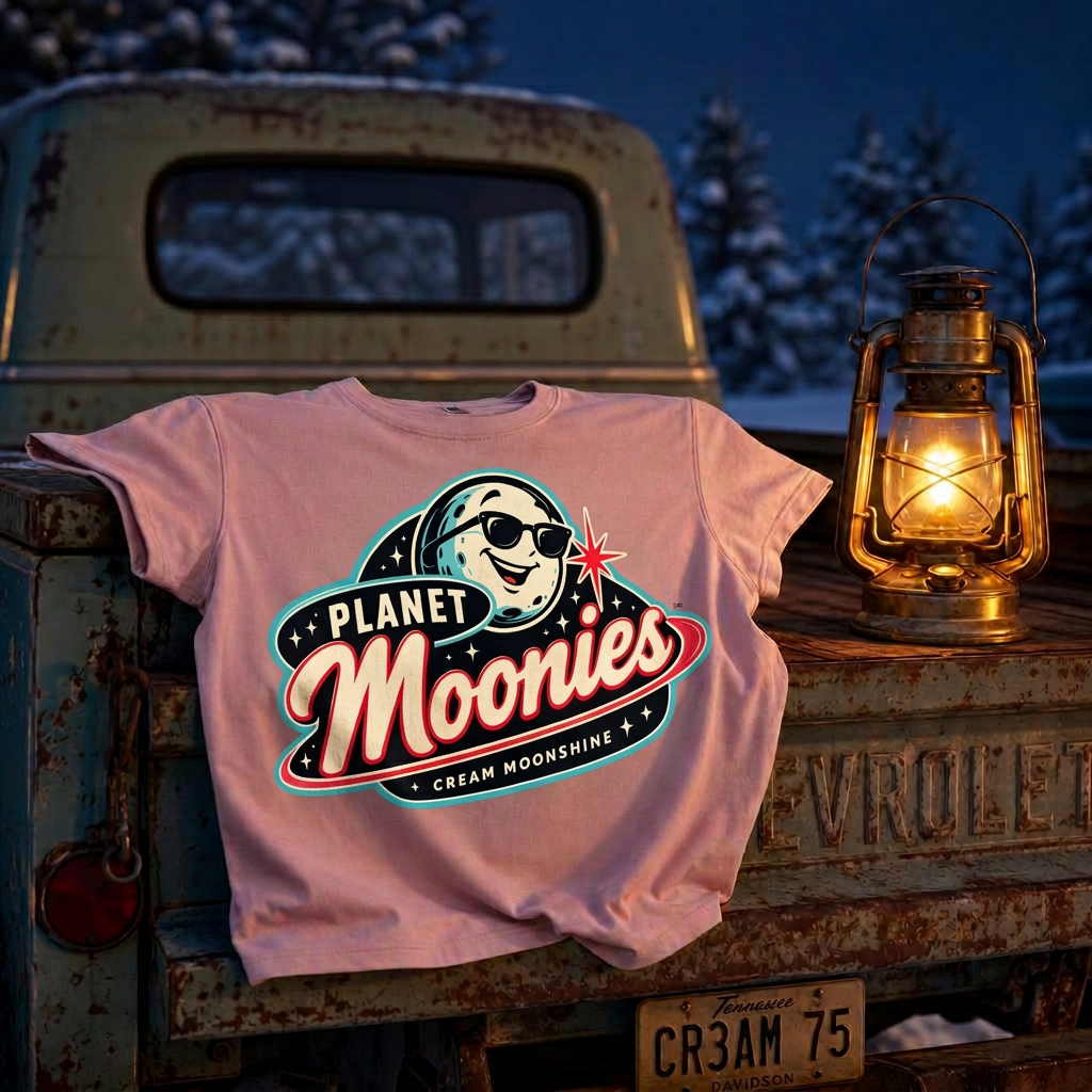 Pink women's Planet Moonies t-shirt