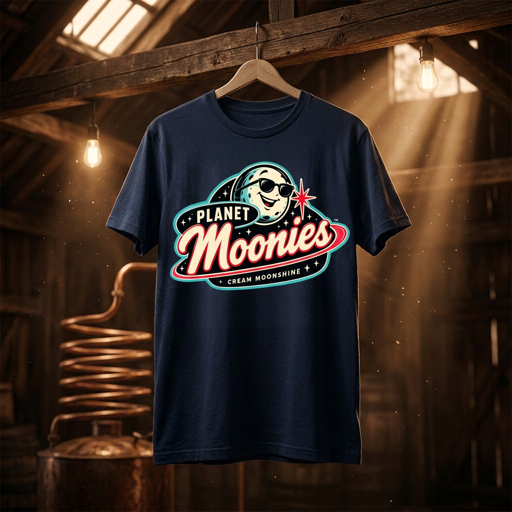 Navy Planet Moonies t-shirt