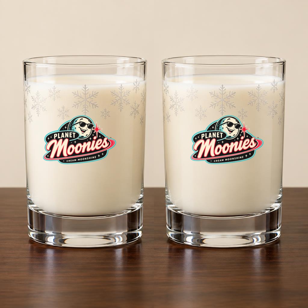 Pair of Planet Moonies holiday tumblers