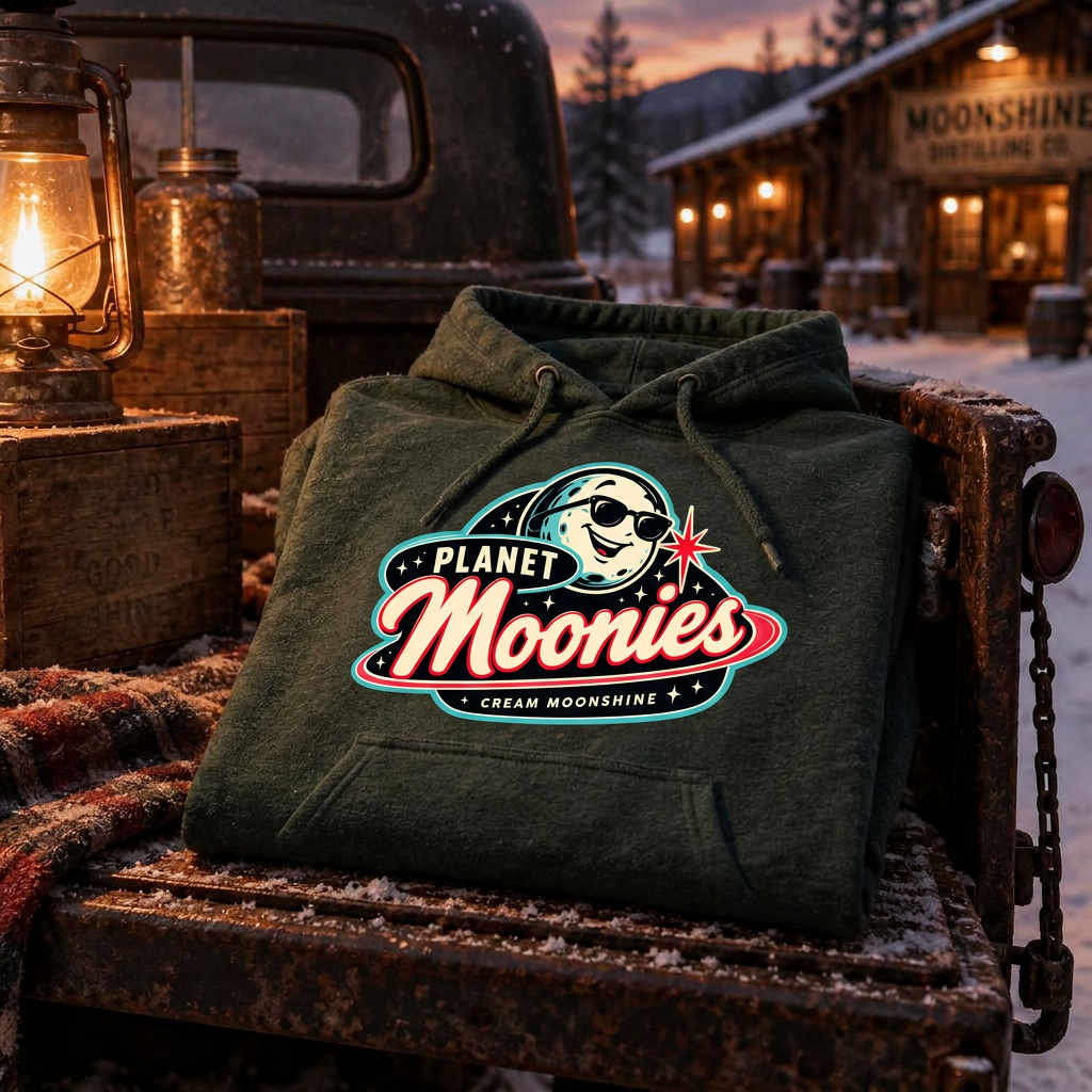 Teal Planet Moonies hoodie