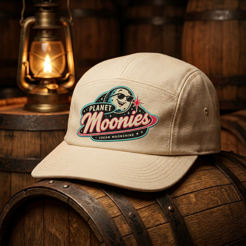 Cream Planet Moonies embroidered cap