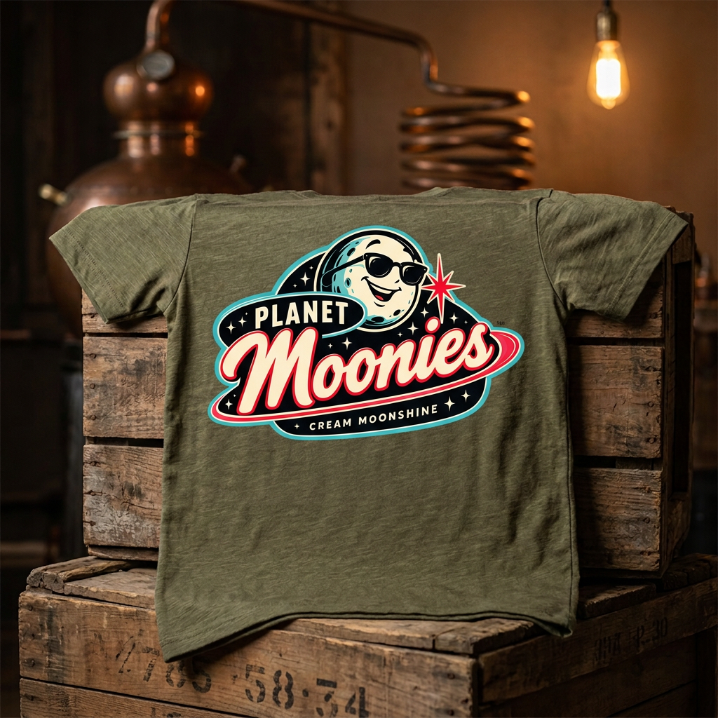 Olive Planet Moonies t-shirt