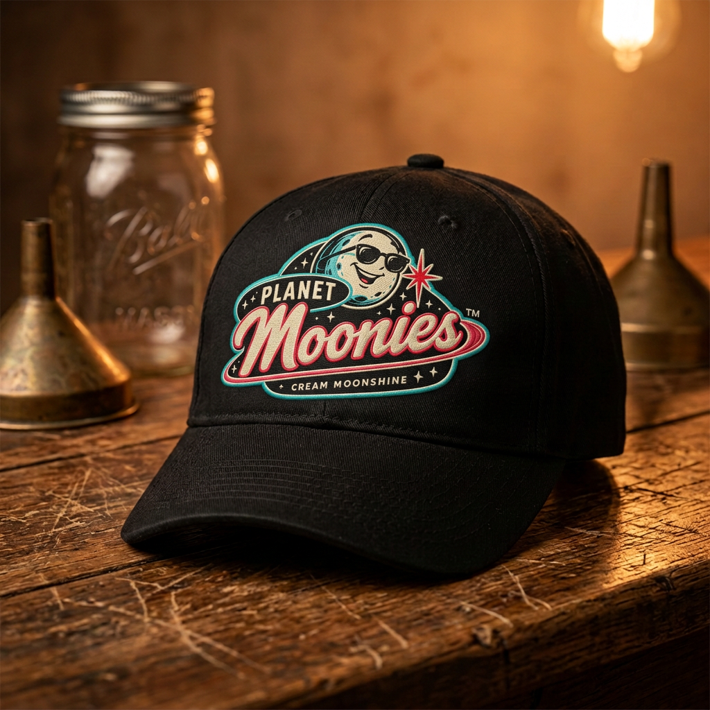 Black Planet Moonies embroidered cap