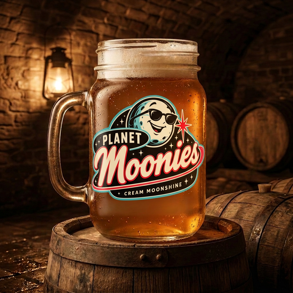 Planet Moonies mason jar mug