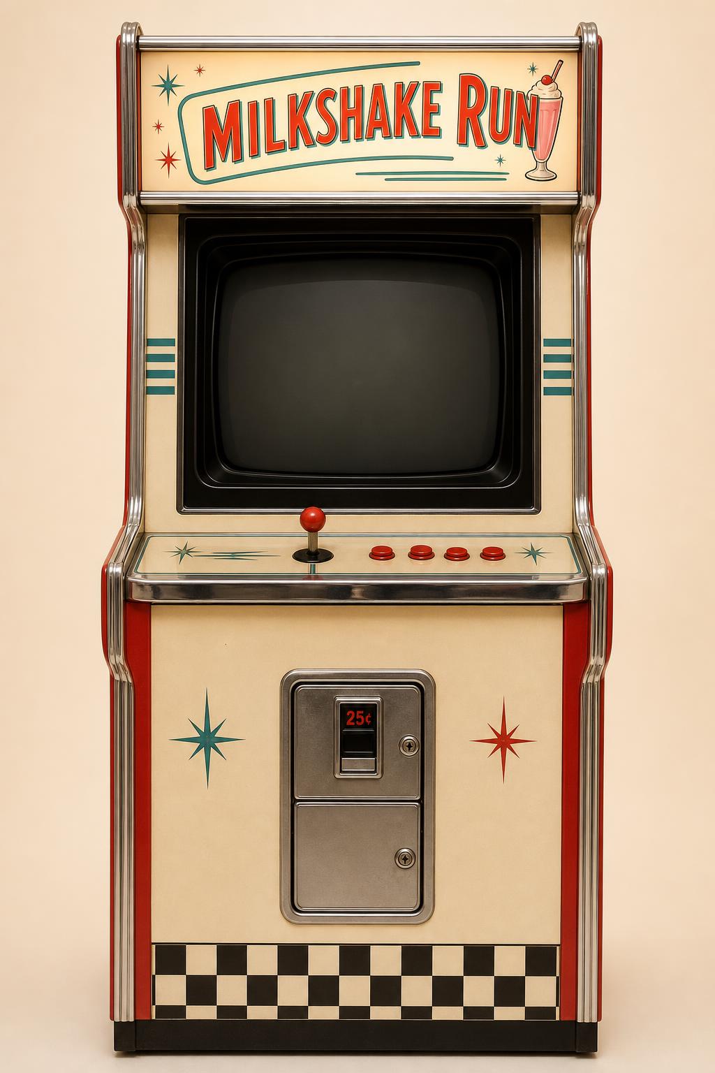 Milkshake Run arcade cabinet