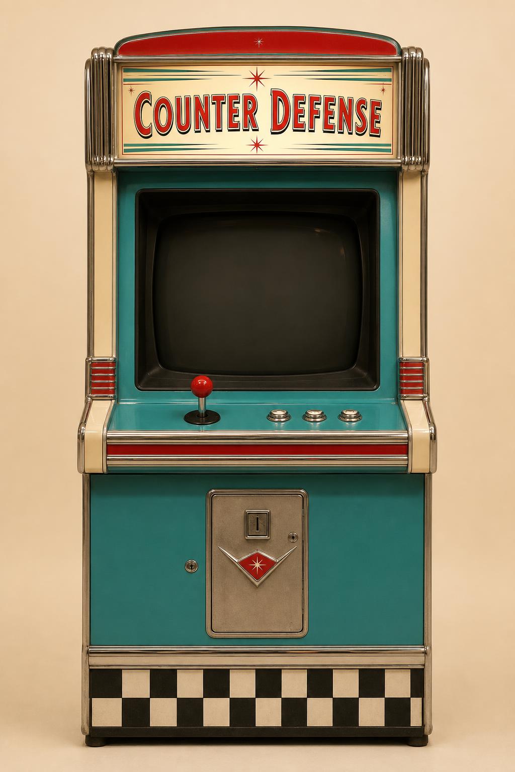 Counter Defense arcade cabinet